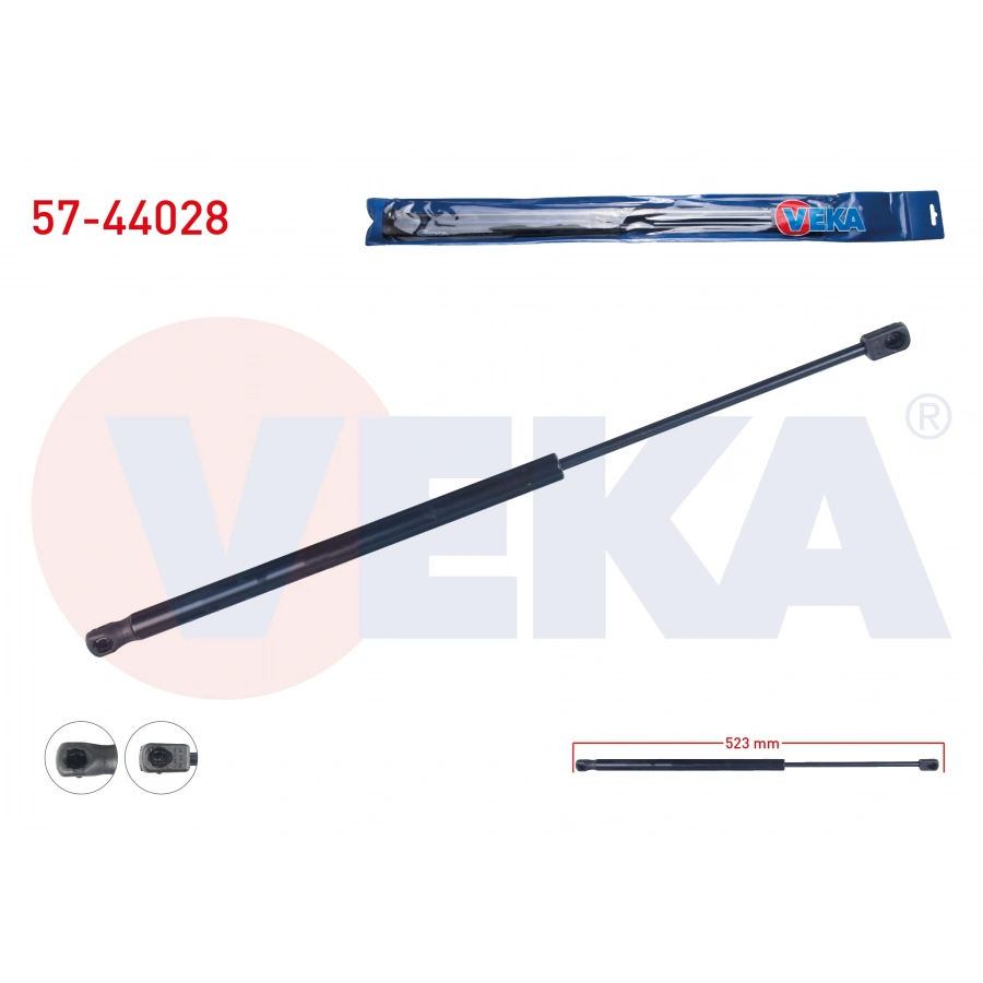 BAGAJ AMORTISORU 521mm/475N VOLKSWAGEN TIGUAN 2007-2016