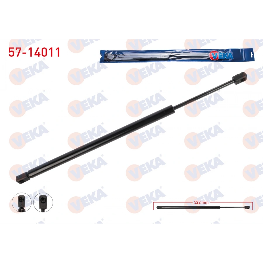 BAGAJ AMORTISORU 522mm/710N BMW X5 (E70)