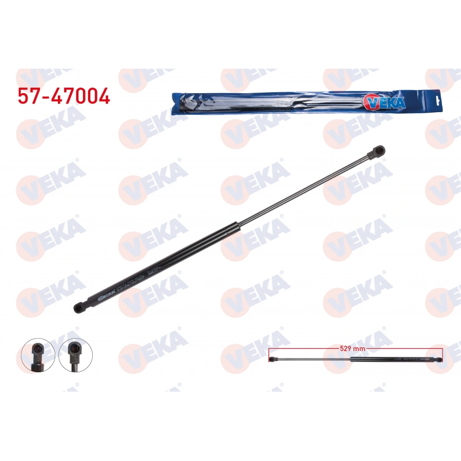 BAGAJ AMORTISORU 529mm/550N DACIA LODGY 1.5 DCI 2012-