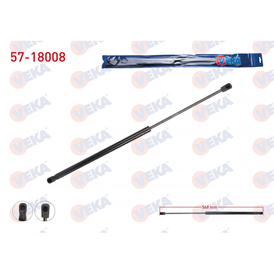 BAGAJ AMORTISORU 568mm/280N FIAT UNO 70 1994-2000