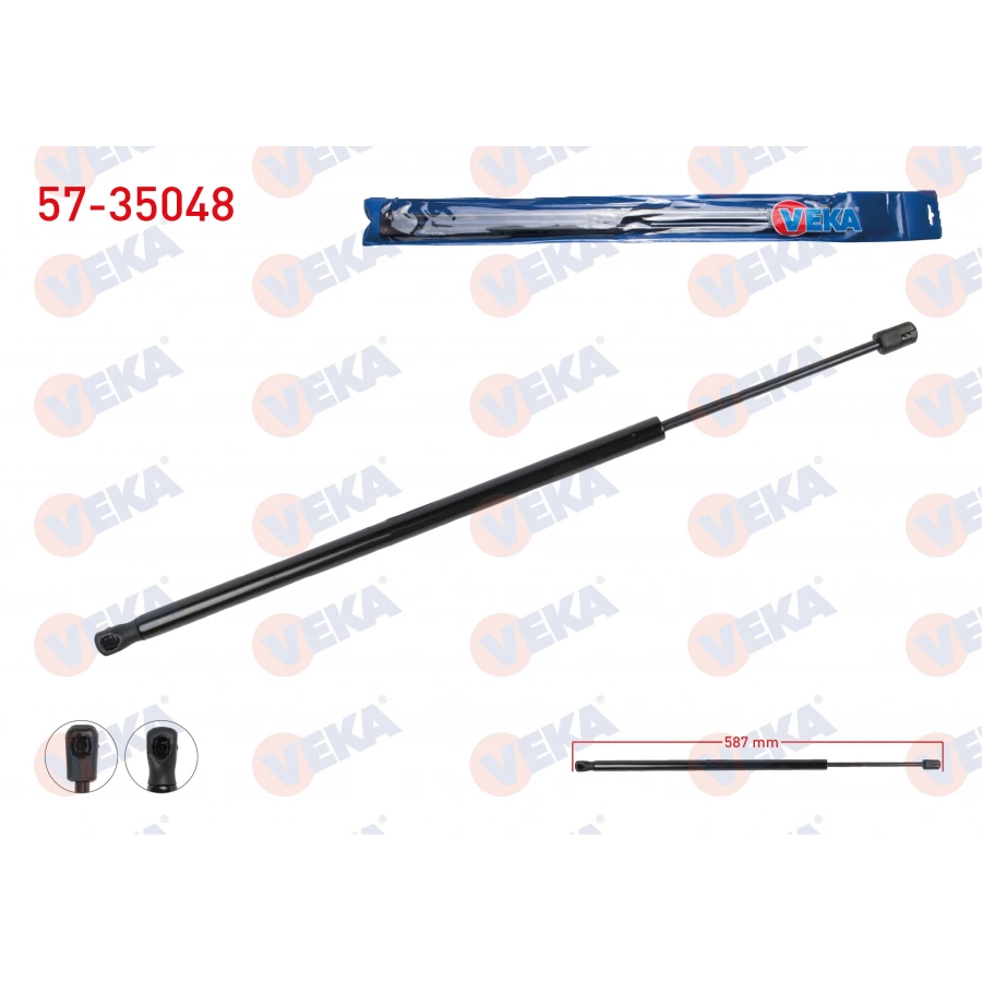 BAGAJ AMORTISORU 587mm/440N RENAULT KOLEOS I 2008-