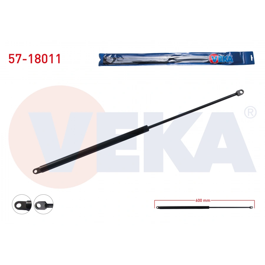 BAGAJ AMORTISORU 600mm/300N CIFT DELIK FIAT KARTAL 1985-1988