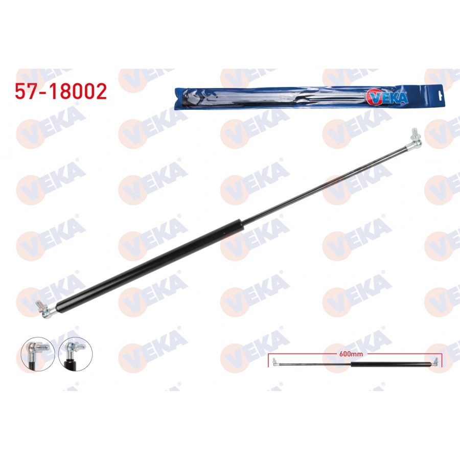 BAGAJ AMORTISORU 600mm/300N CIFT MAFSAL FIAT KARTAL SLX 1993-2002