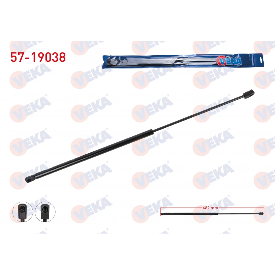 BAGAJ AMORTISORU 682mm/580N FORD C-MAX 2011-2019