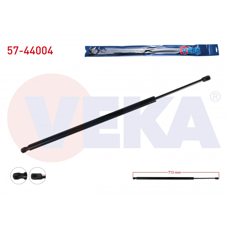 BAGAJ AMORTISORU 713mm/830N VOLKSWAGEN CADDY III (2KA,2KH,2CA,2CH) 2004-2015