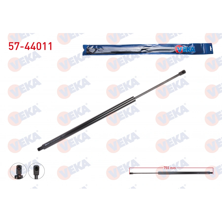 BAGAJ AMORTISORU 755mm/970N VOLKSWAGEN TRANSPORTER V (7HA,7HH,7EA,7EH) 2003-2011