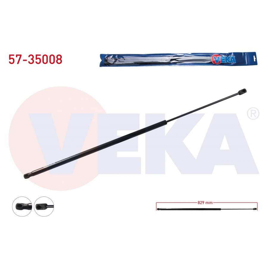 BAGAJ AMORTISORU 829mm/640N RENAULT KANGOO (KW0/1) 2008-