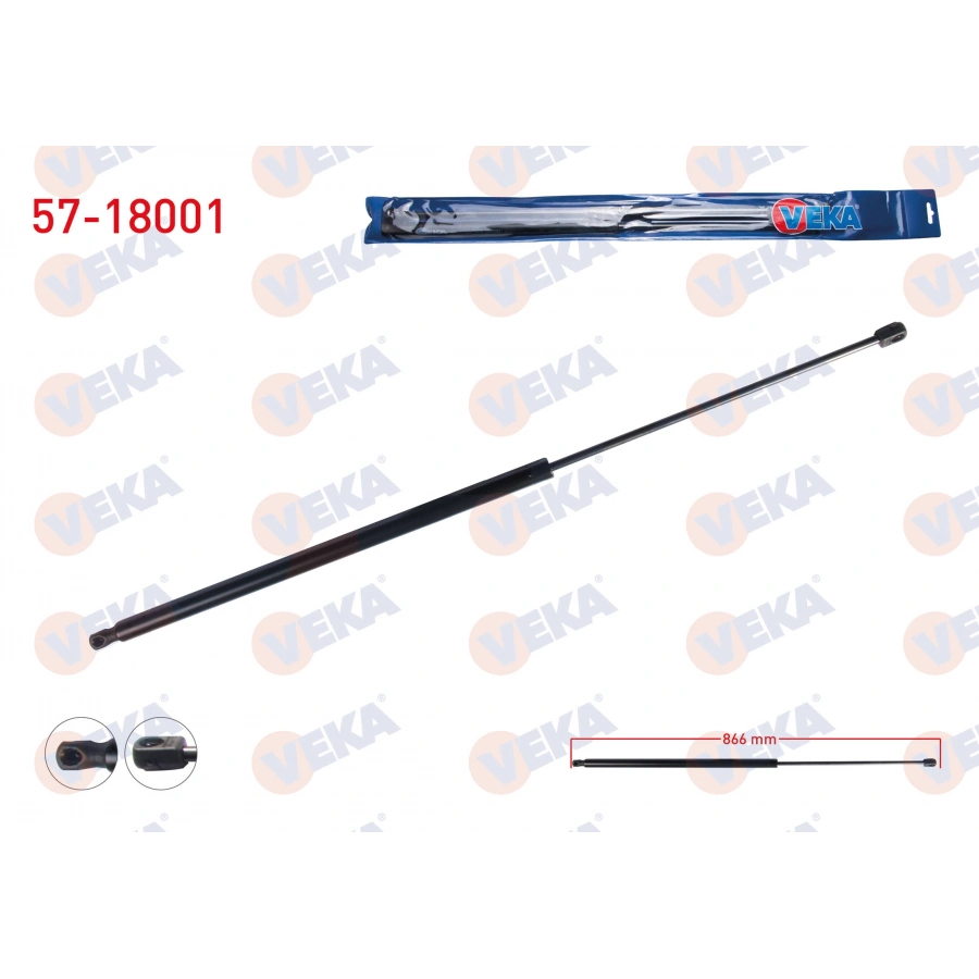 BAGAJ AMORTISORU 866mm/430N FIAT DOBLO (119,123) 2005-2010