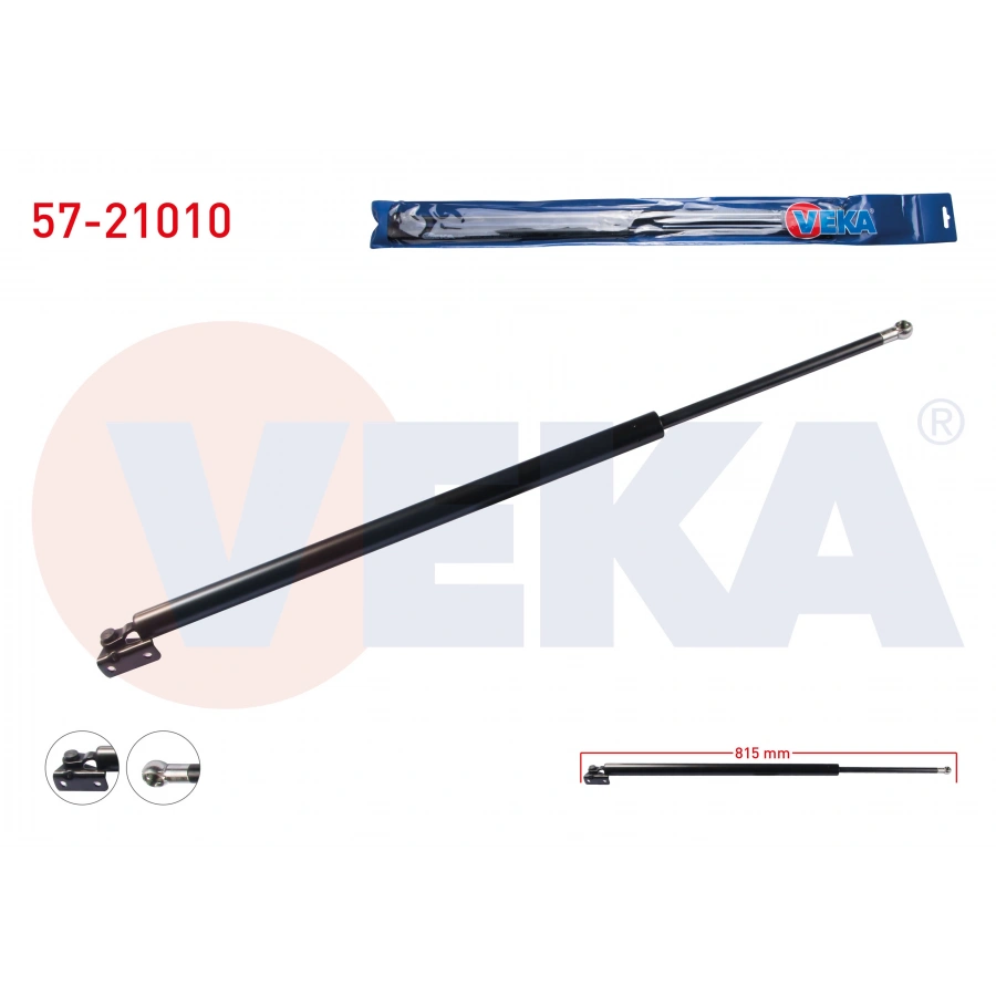 BAGAJ AMORTISORU 866mm/740N SOL HYUNDAI H1 STAREX 2008-