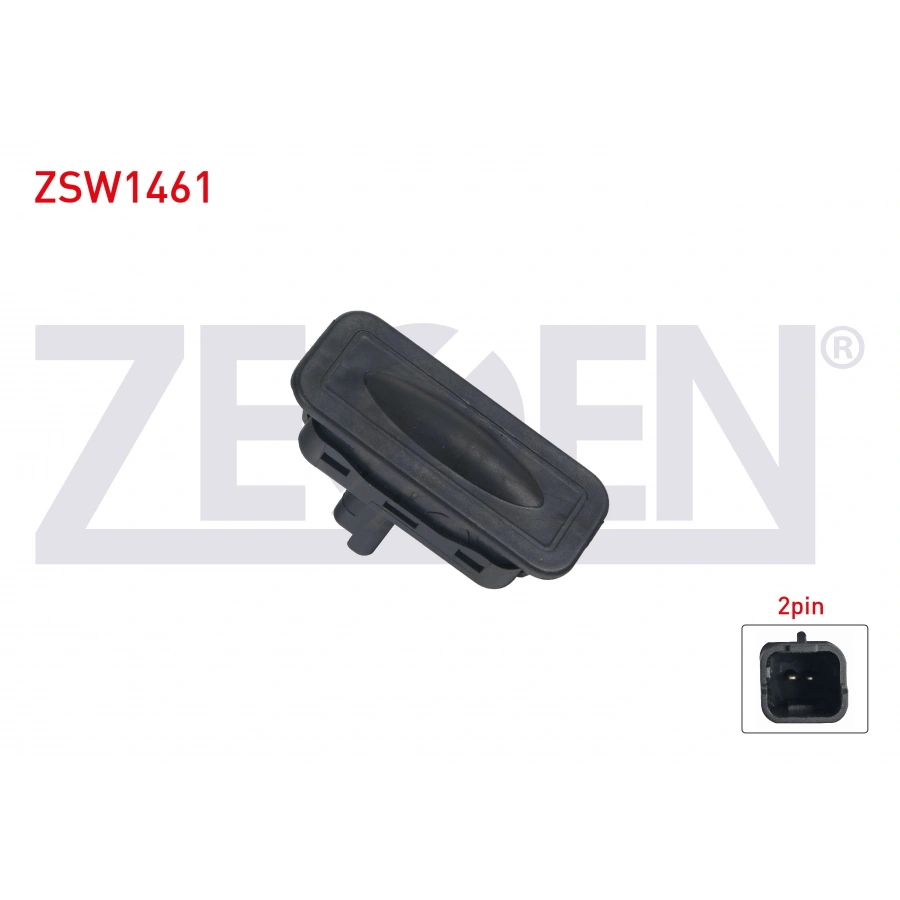 BAGAJ KILIT BUTONU 2 PIN RENAULT CLIO III HB / MEGANE II HB 2002-2008