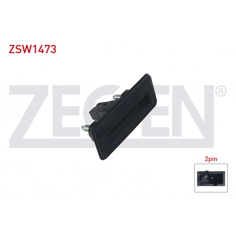 BAGAJ KILIT BUTONU 2 PIN VOLKSWAGEN GOLF V 2003-2009/ SUPERB - FABIA II 2006-2015/ A1 2010-