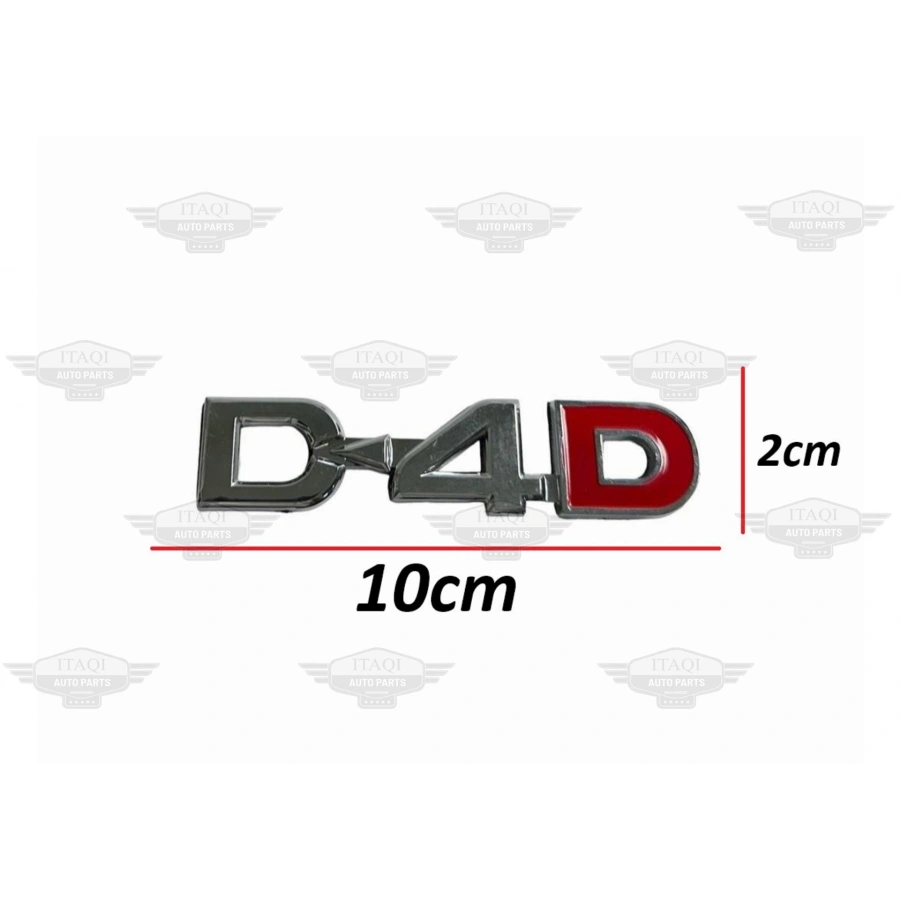 BAGAJ KROM COROLLA 07-16/YARİS 06-12/RAV4 05-11/HILUX 07-14 ARKA (D4D YAZISI)