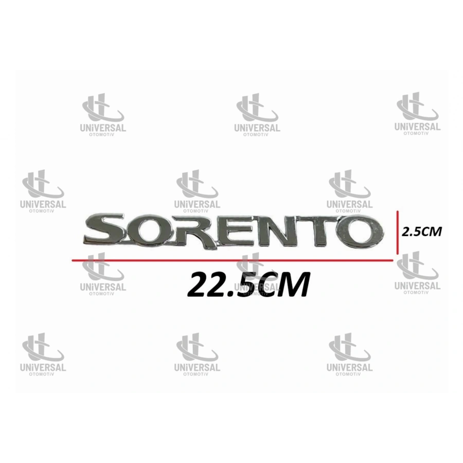 BAGAJ KROM SORENTO 03-09 ARKA (SORENTO YAZISI)
