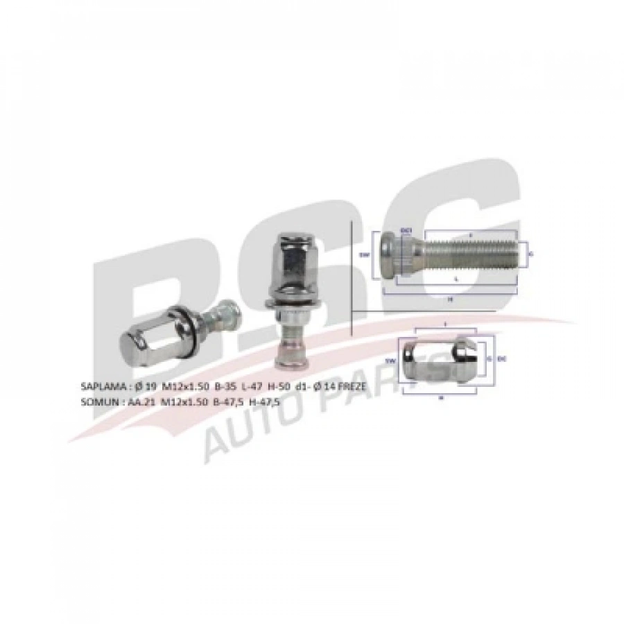 BIJON SETI COROLLA 03-14 / AURIS 07-14 / HILUX 05- / AVENSIS 10 03-