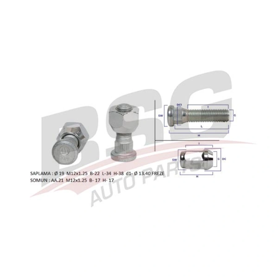 BIJON SETI PICKUP D21-D22 90-03
