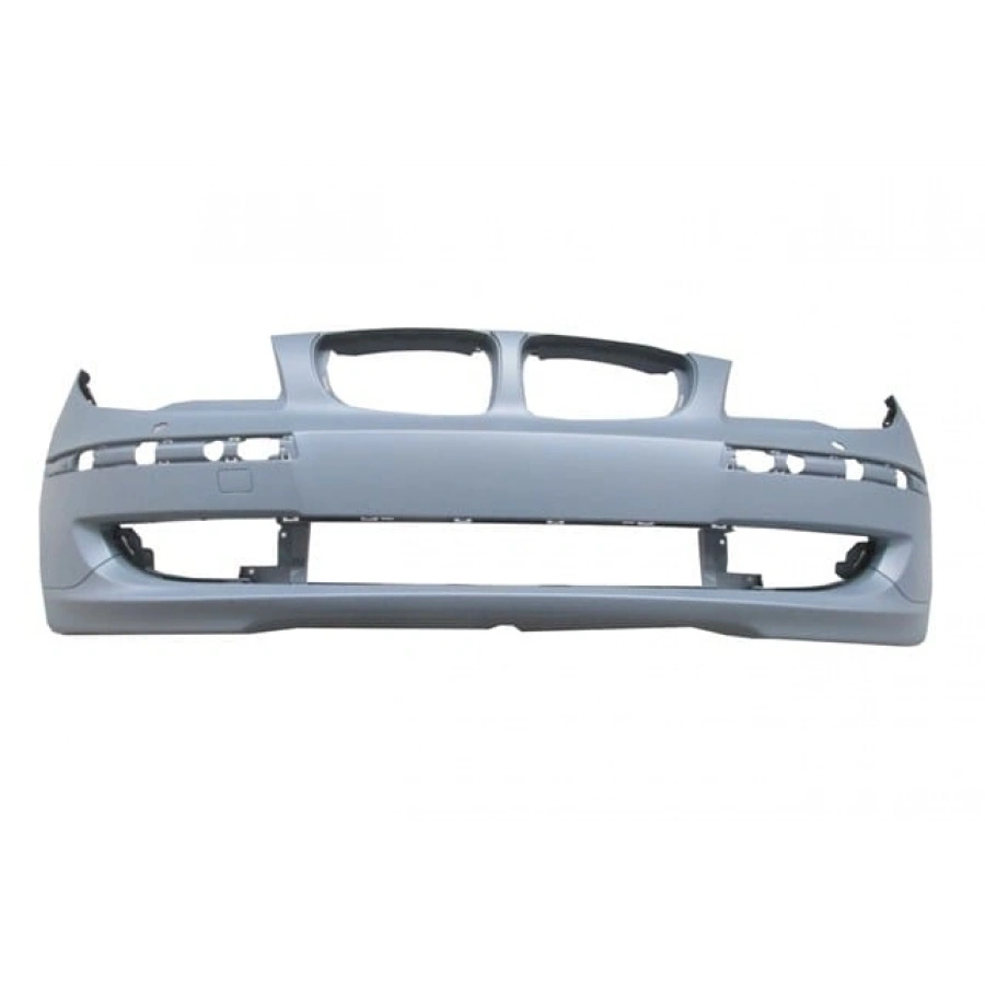 BMW 1 SERI- E87- 09/11; ÖN TAMPON (ASTARLI SİS/BANT DELİKLİ/FAR YIKAMA DELİKLİ (TYG)