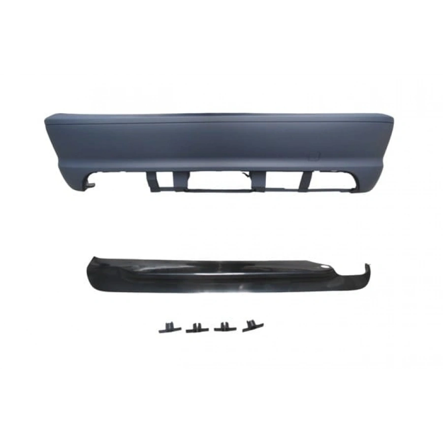 BMW 3 SERI- E46- COUPE- 98/05; ARKA TAMPON ASTARLI (SENSÖR DELİKLİ/ÇEKİ DEM.KAPAKLI/KARLIKLI)M-TECH