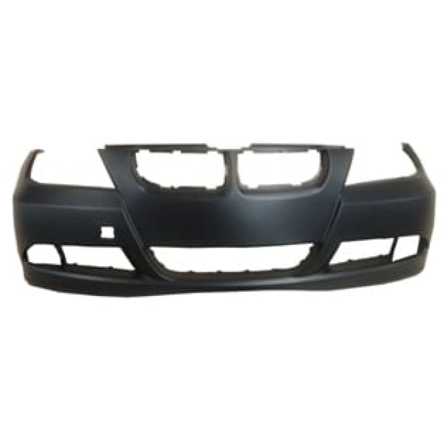 BMW 3 SERI- E90- 05/09; ÖN TAMPON (ASTARLI/KOYU GRİ SENSÖR/FAR YIKAMA DELİKSİZ/SİS DELİKLİ)(TÜV)TYG)