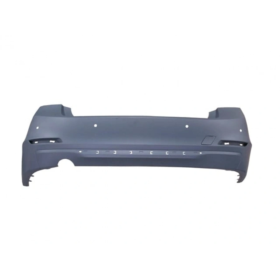 BMW 3 SERI- F30- 12/14; ARKA TAMPON KOYU GRİ (SENSÖR DELİKLİ/NİKELAJ ÇITA DELİKLİ (LUXURY)(TW)