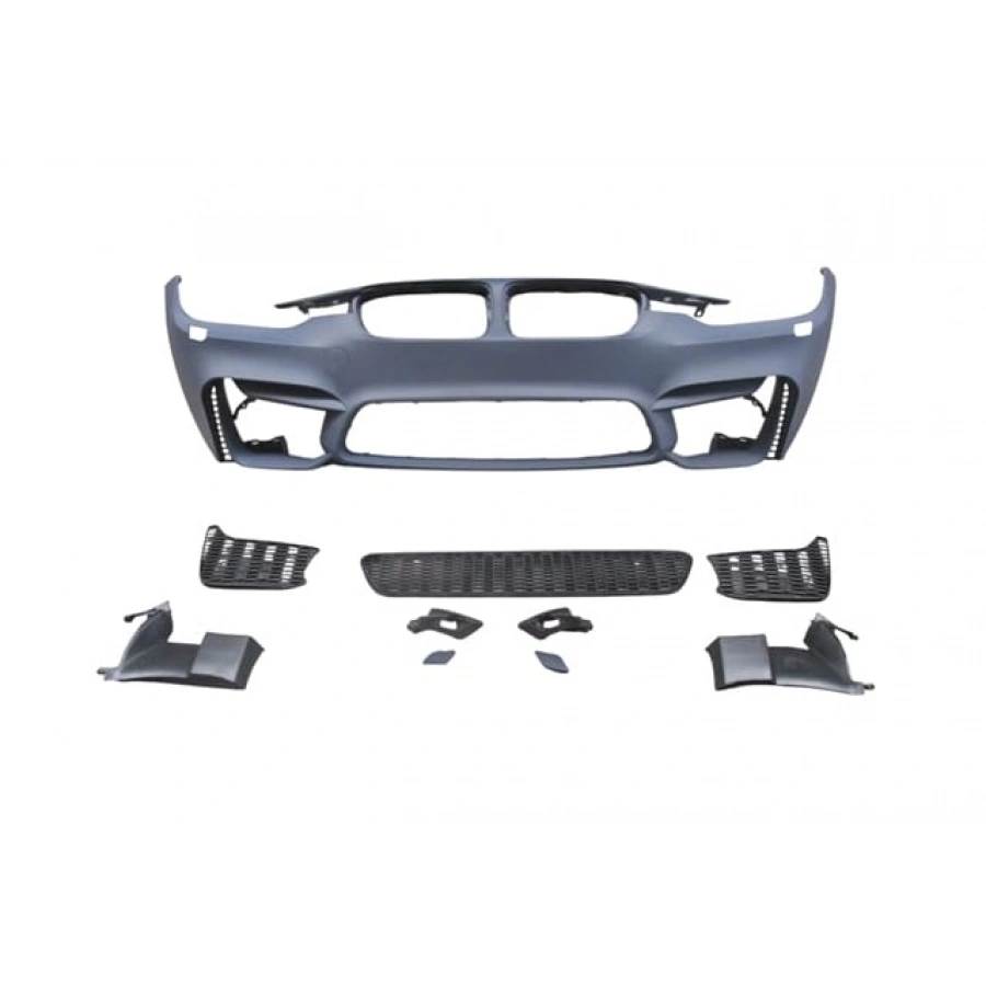 BMW 3 SERI- F30- 12/18; ÖN TAMPON ASTARLI (SİS DELİKSİZ KAPAK/IZGARALI/F.YIK.LI/ÇEK.KAPAKLI)M3/STYLE