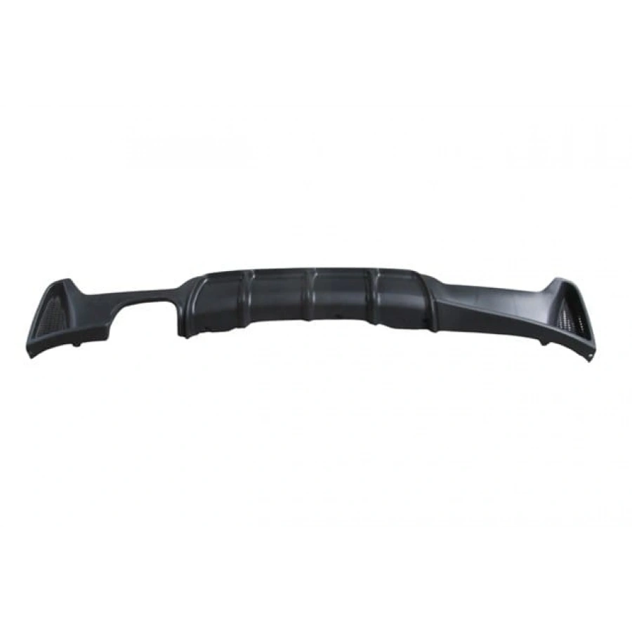 BMW 4 SERI- F32- 13/17; KARLIK (ARKA TAMPON ALTI) SIYAH (TEK EGZOS DELİKLİ) (M-PERFORMANCE/LCI)