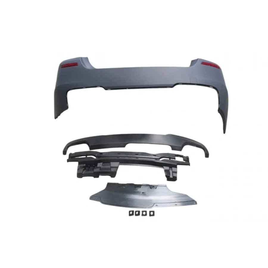 BMW 5 SERI- F10- 10/16; ARKA TAMPON ASTARLI (SEN.YUVALI/REFLEKTÖRLÜ/KARLIKLI/ŞOK EMİCİ) M550İ/LCI