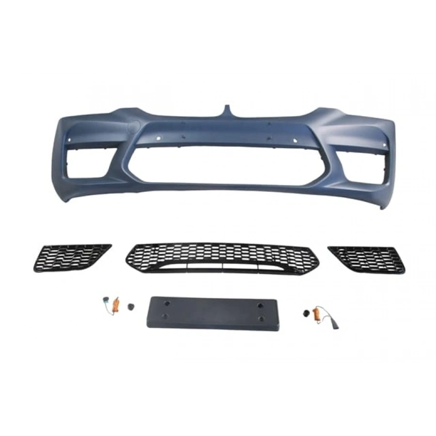 BMW 5 SERI- G30- 17/20; ÖN TAMPON (SİS DELİKSİZ KAPAK/IZGARALI/PLAKA PL./SEN.D.Lİ) (F90/M5/STYLE)