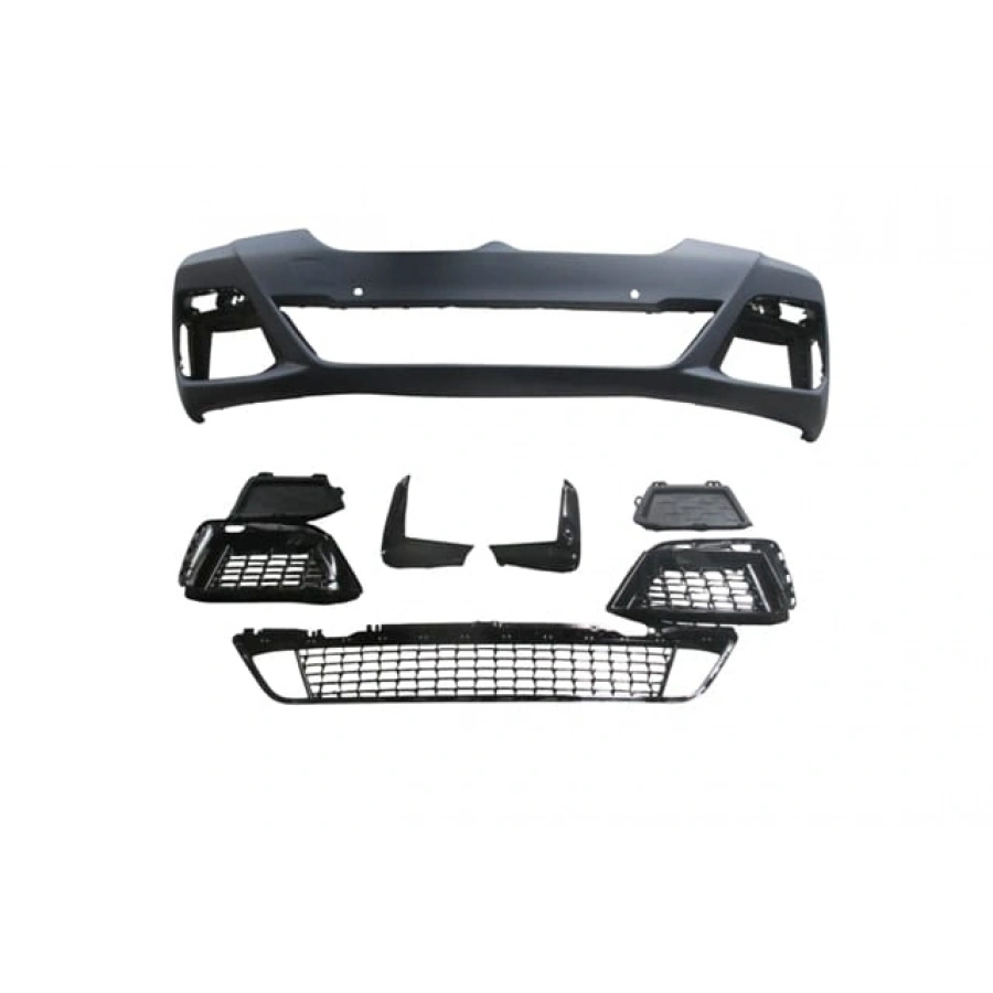 BMW 5 SERI- G30- 20/22; ÖN TAMPON ASTARLI(SİS DLKSİZ KAPAK/IZGARALI)(SENSÖR D.Lİ/ÇEKİ KAPAKLI)M-TECH