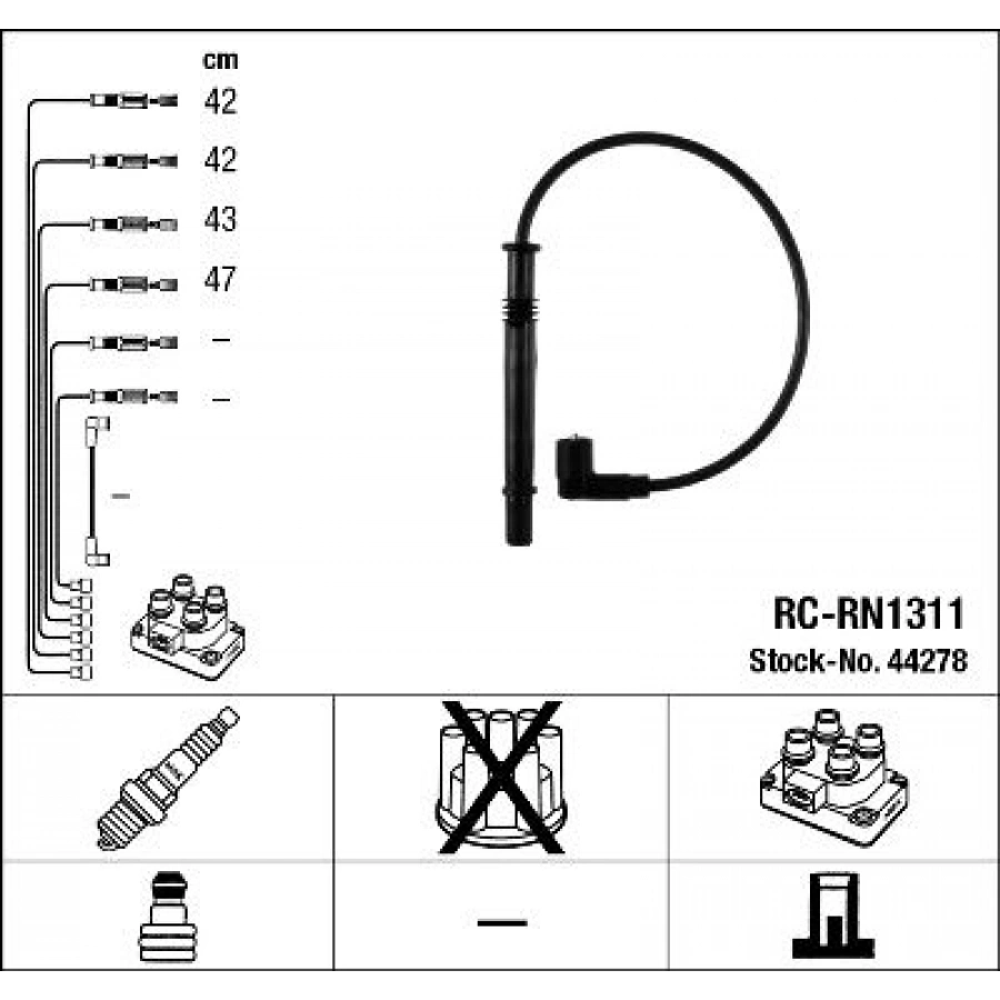 BUJI KABLO TAKIMI 98-02 POLO 1.0-1.4