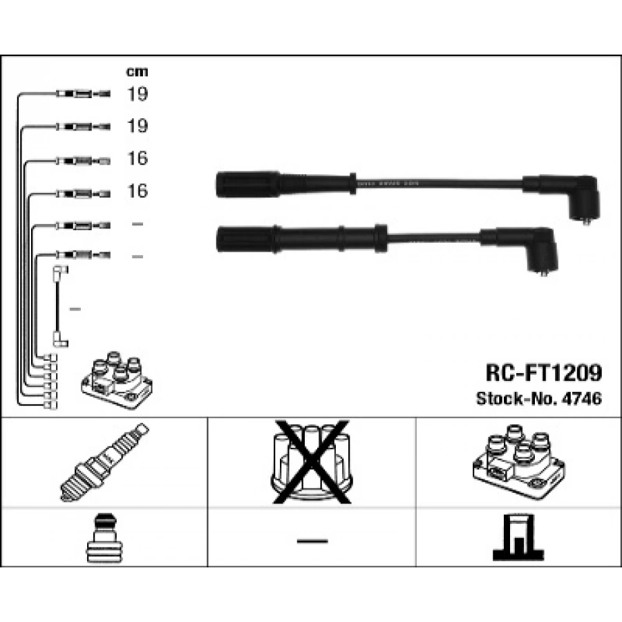 BUJI KABLOSU ALBEA LINEA DOBLO FIORINO 500 1.4 03-