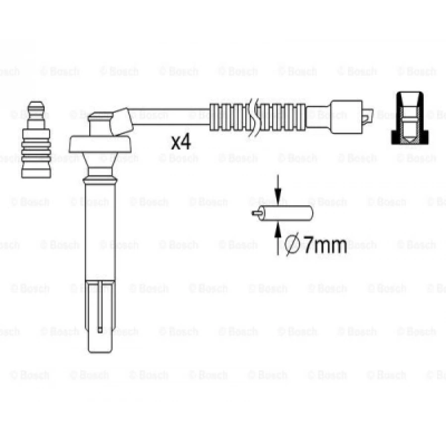 BUJI KABLOSU TAKIM SILIKON SET 97-00