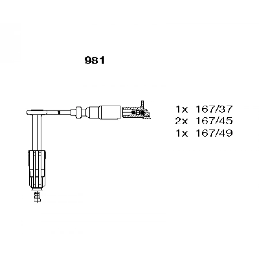 BUJI KABLOSU TAKIM W202 / 210 M111 93-97