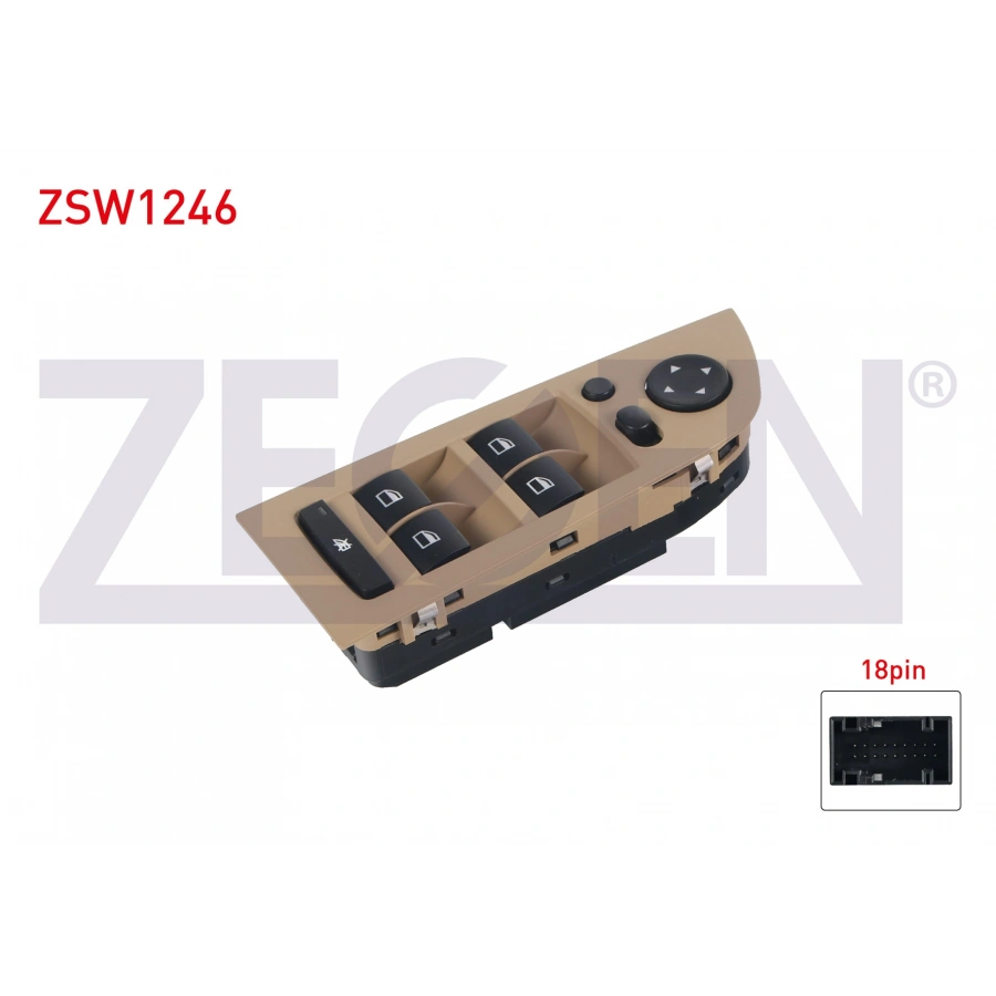 CAM ACMA ANAHTAR GRUP AYNA AYARLI 18 PIN BEJ BMW 3 SERISI (E90) - X1 (E84) - X5 (E70) - X6 (E71,E72) 2005-