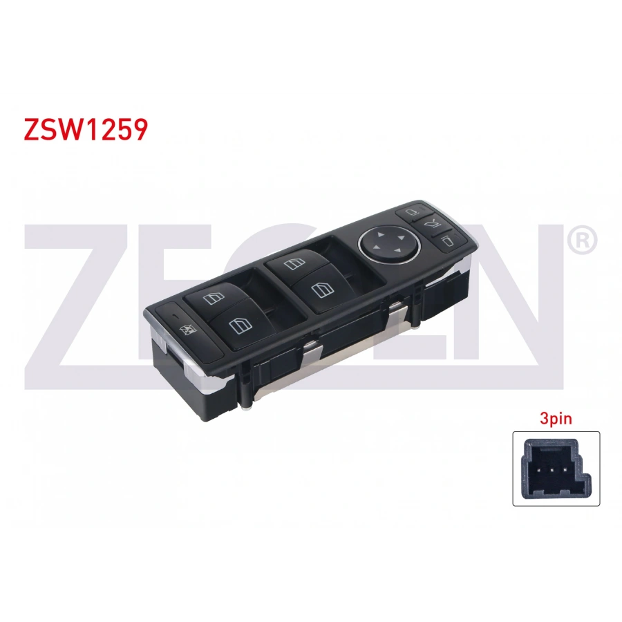 CAM ACMA ANAHTAR GRUP AYNA AYARLI 3 PIN MERCEDES A (W176) - B (W246) - CLA (C117) - GLA (X156) - GLE (W166) - M (W166) 2012-