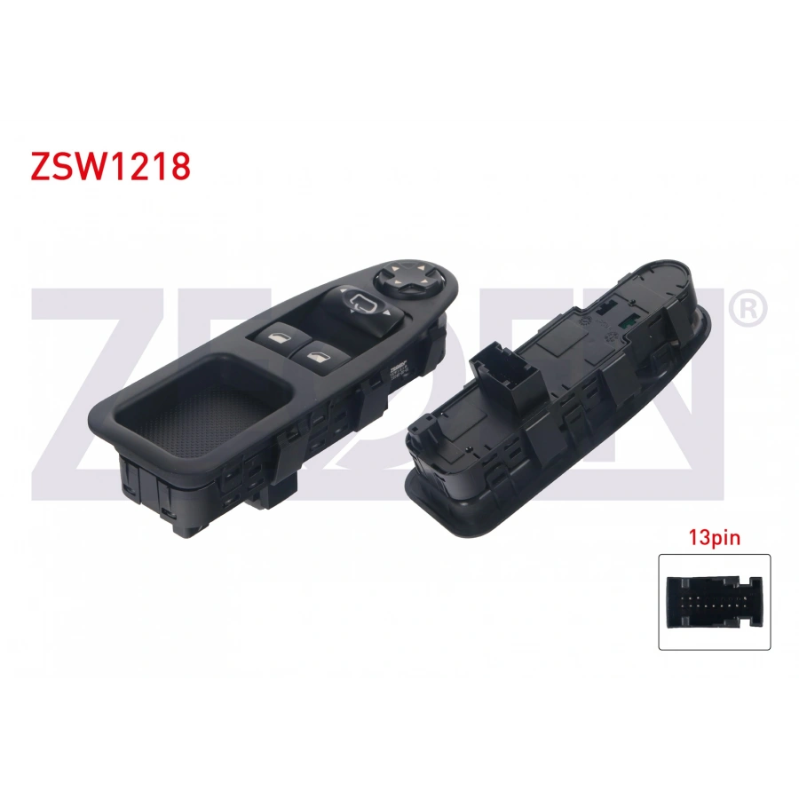 CAM ACMA ANAHTAR GRUP AYNA AYARLI CIFTLI KATLANIR AYNA 13 PIN SCUDO - EXPERT - JUMPY 1994-2007