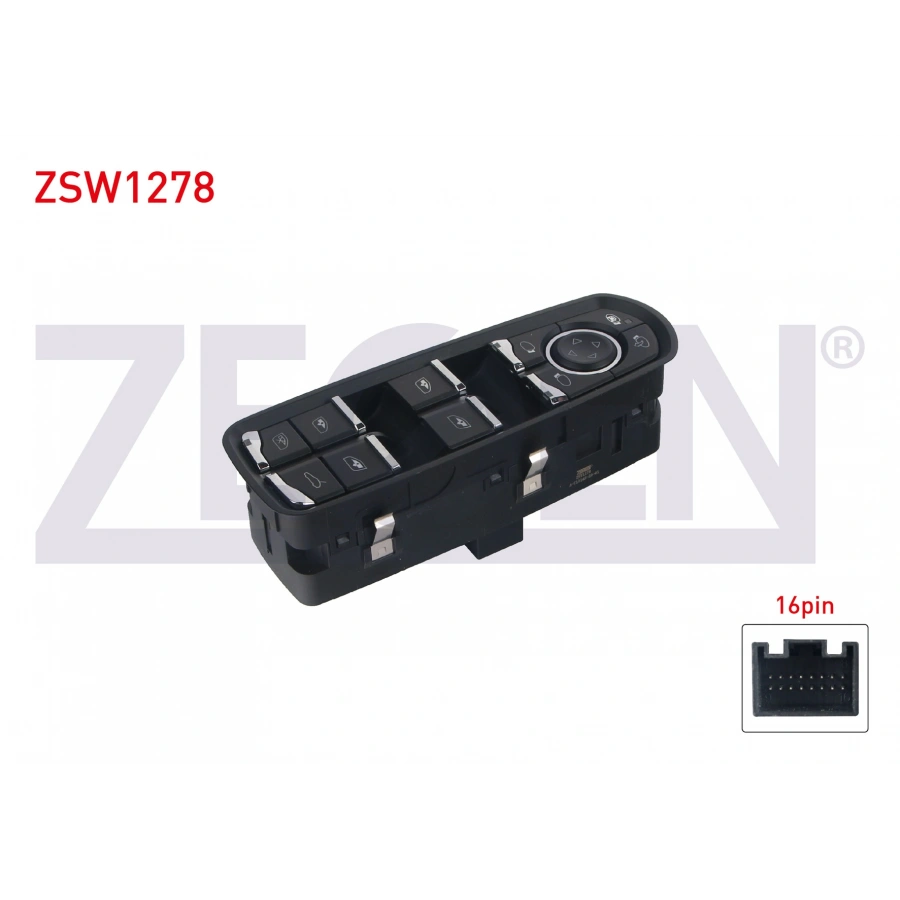 CAM ACMA ANAHTAR GRUP AYNA AYARLI KROM KATLANIR AYNA 16 PIN PORSCHE CAYENNE 2010-/ MACAN 2014-