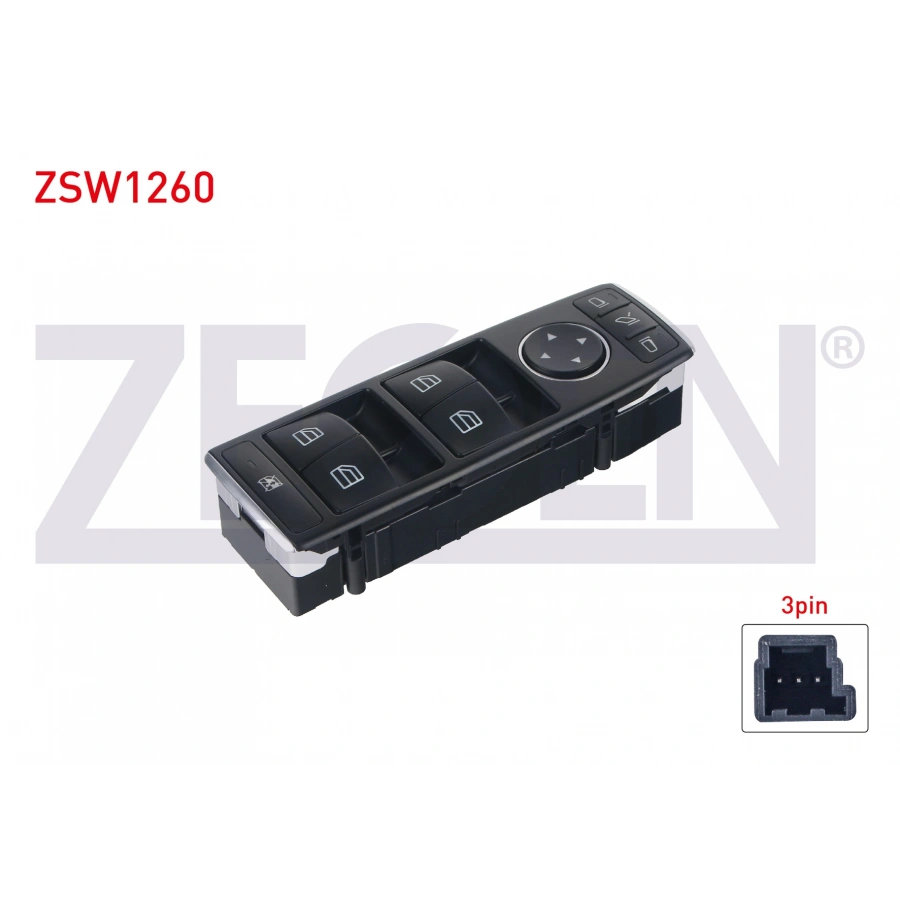 CAM ACMA ANAHTAR GRUP AYNA AYARLI OTOMATIK KATLANIR AYNA 3 PIN MERCEDES C (W204) / E (W212) / GLK (X204) 2007-