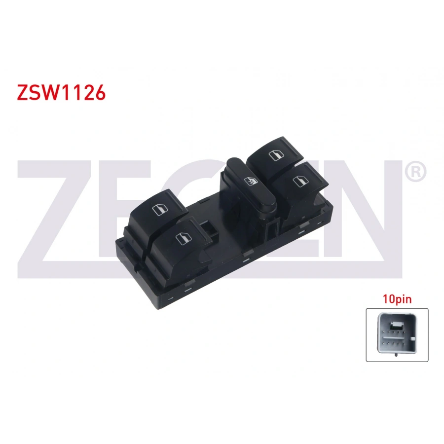 CAM ACMA ANAHTAR GRUP KIRMIZI ISIK 10 PIN GOLF V - JETTA - PASSAT - POLO - IBIZA IV - LEON - TOLEDO III - ALTEA 2003-2012