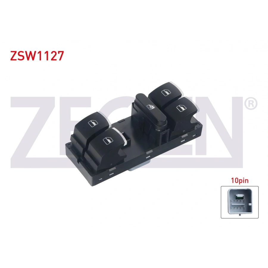 CAM ACMA ANAHTAR GRUP KROM KIRMIZI ISIK 10 PIN VOLKSWAGEN GOLF VI - PASSAT - TIGUAN - CADDY III 2007-2016/ JETTA IV - TOURAN 2010-