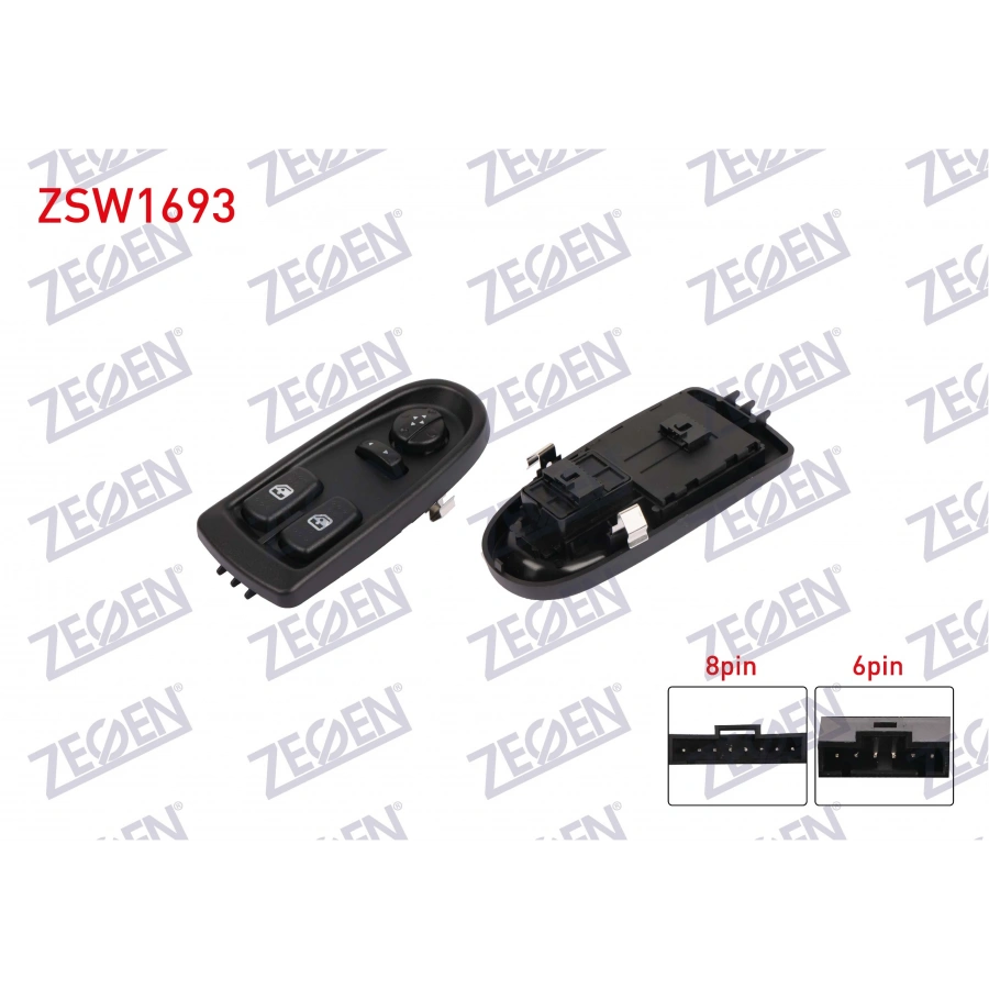 CAM ACMA ANAHTARI CIFTLI AYNA AYARLI 14 PIN IVECO DAILY 2006-2011