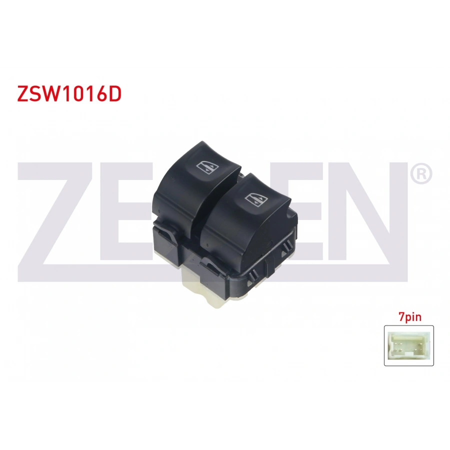 CAM ACMA ANAHTARI CIFTLI BEYAZ SOKETLI BEYAZ ISIK OTOMATIK KALDIRMA 7 PIN RENAULT CAPTUR - CLIO IV 2013-/KANGOO 1998-2008/SYMBOL II 2008-2012/DACIA LOGAN II -DOKKER-SANDERO-LODGY 2008-