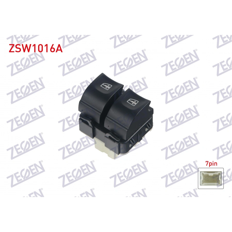 CAM ACMA ANAHTARI CIFTLI BEYAZ SOKETLI BEYAZ ISIK OTOMATIK KALDIRMA 7 PIN RENAULT CAPTUR - CLIO IV 2013-/KANGOO 1998-2008/SYMBOL II 2008-2012/DACIA LOGAN II -DOKKER-SANDERO-LODGY 2008-