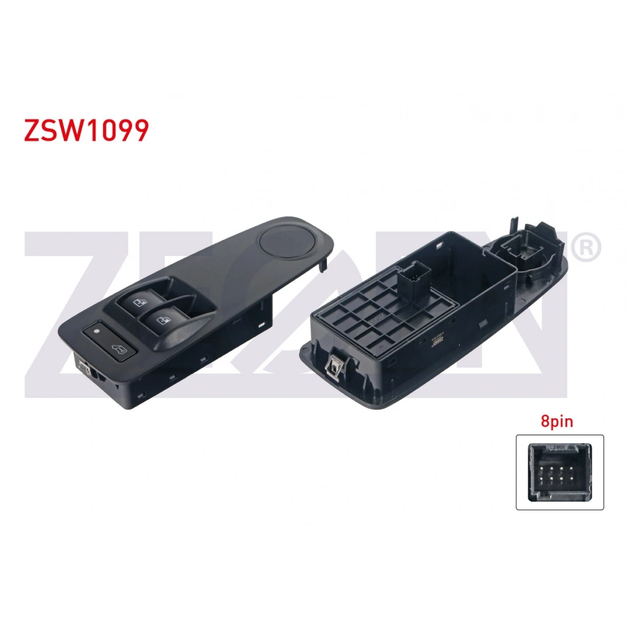 CAM ACMA ANAHTARI CIFTLI CERCEVELI 8 PIN FIAT DUCATO 2006- / CITROEN JUMPER 2006- / PEUGEOT BOXER 2006-