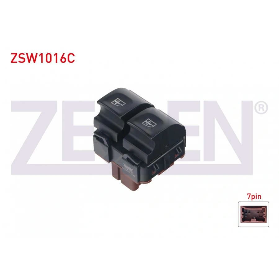 CAM ACMA ANAHTARI CIFTLI KAHVE SOKETLI BEYAZ ISIK 7 PIN RENAULT CAPTUR - CLIO IV 2013-/ KANGOO 1998-2008/ SYMBOL II 2008-2012/ DACIA LOGAN II - DOKKER - SANDERO - LODGY 2008-