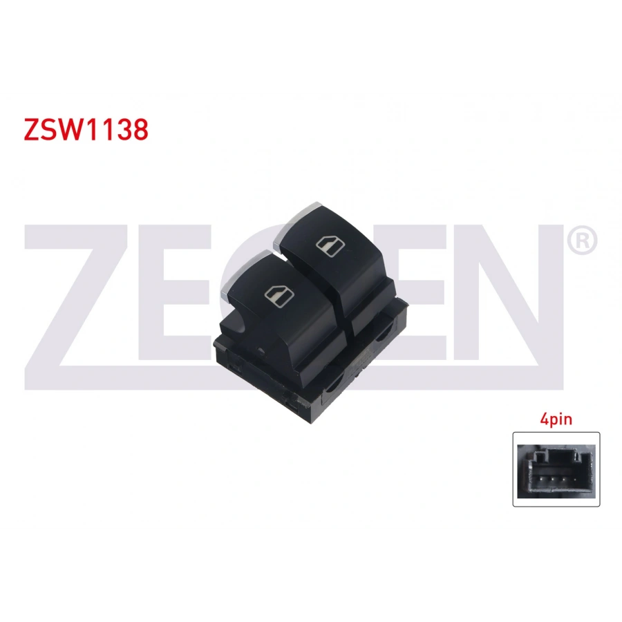 CAM ACMA ANAHTARI CIFTLI KROM 4 PIN VOLKSWAGEN GOLF VI - PASSAT - POLO - JETTA III - AMAROK 2004-2015/ CADDY IV - TRANSPORTER VI 2009-