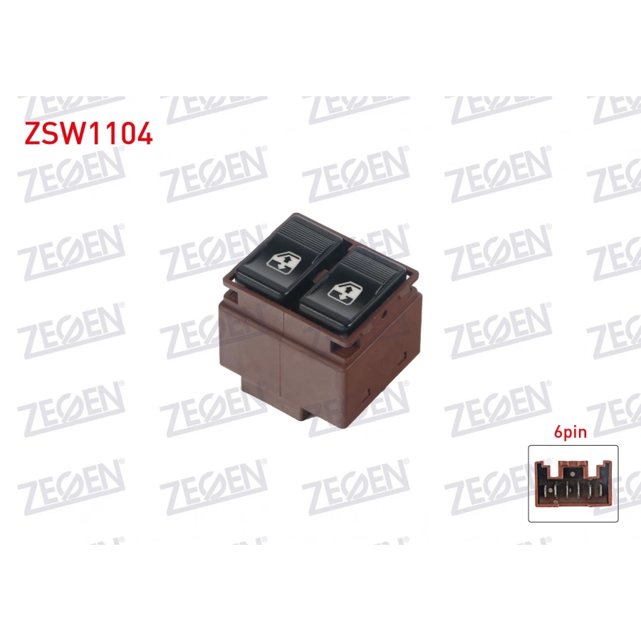 CAM ACMA ANAHTARI CIFTLI YESIL ISIK 6 PIN FIAT DOGAN SLX 1993-2002