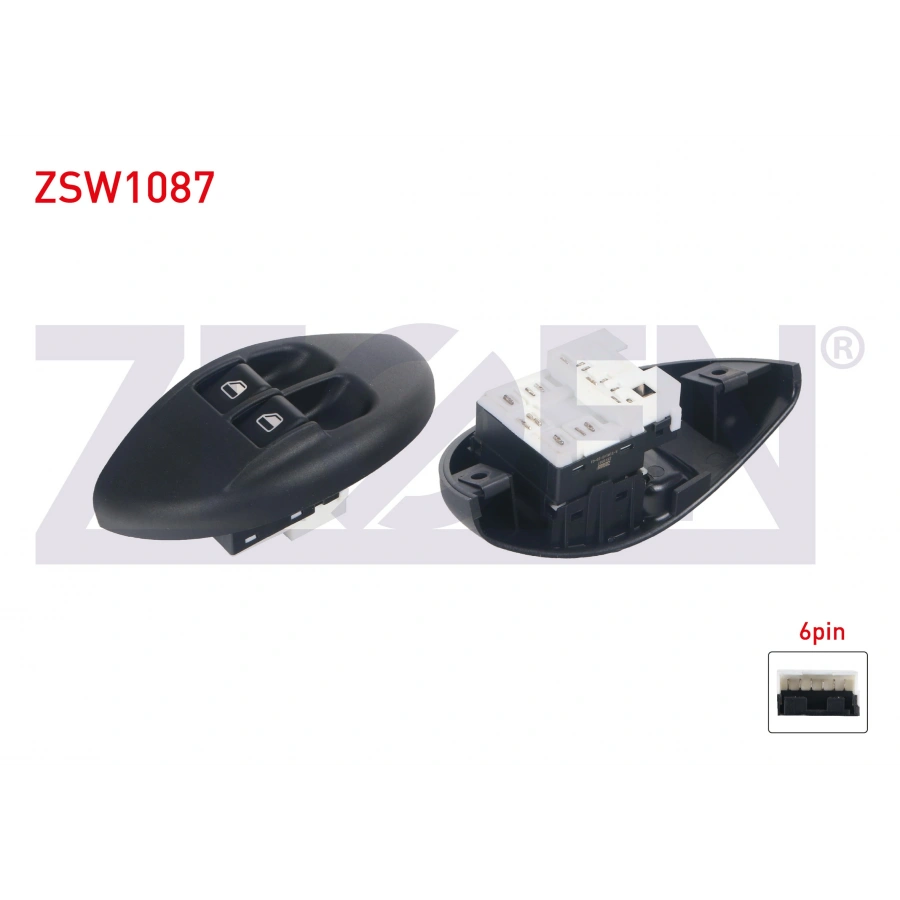 CAM ACMA ANAHTARI CIFTLI YESIL ISIK 6 PIN FIAT PALIO - SIENA 1996-2005