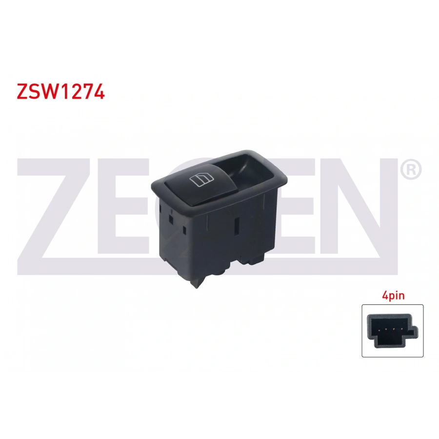 CAM ACMA ANAHTARI TEKLI 4 PIN MERCEDES B SERISI (W245) - A SERISI (W169) - GL-SERISI (X164) - M SERISI (W164) 2004-2012