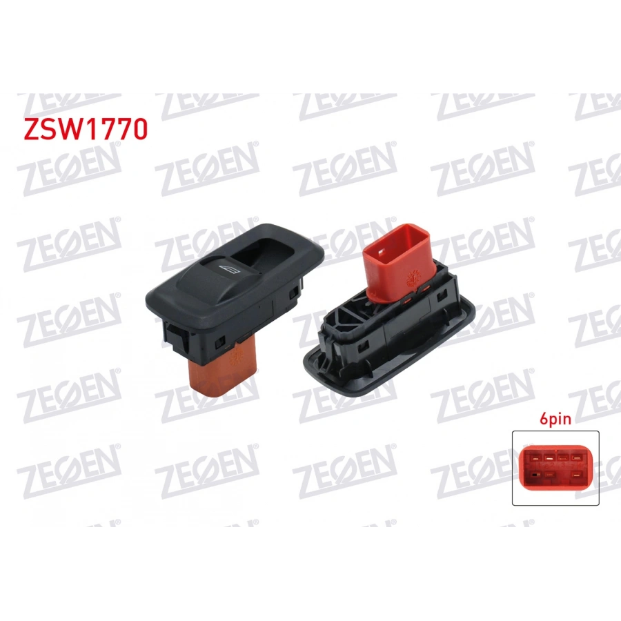 CAM ACMA ANAHTARI TEKLI KIRMIZI SOKET 6 PIN FORD FIESTA 2008-2013