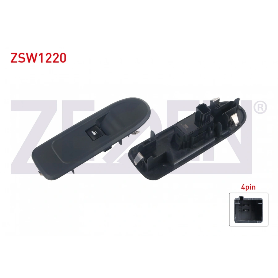 CAM ACMA ANAHTARI TEKLI SIYAH 4 PIN PEUGEOT 308 2007-2013